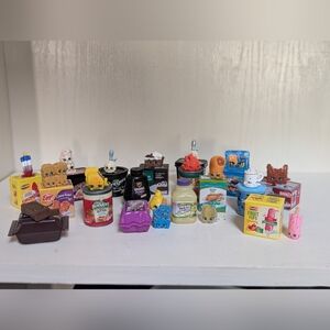 Shopkins Real Littles Food Complete Sets Case And Characters Collectibles